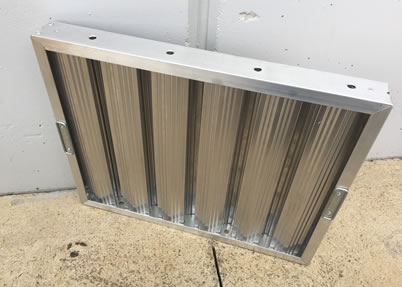 Domestic rangehood filters